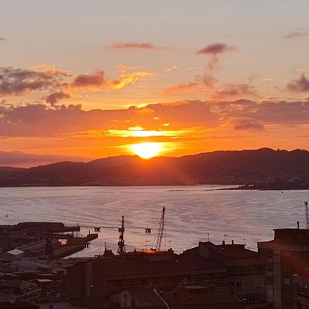 Fabuloso Apartamento Con Vistas A La Ria De Vigo Exterior foto